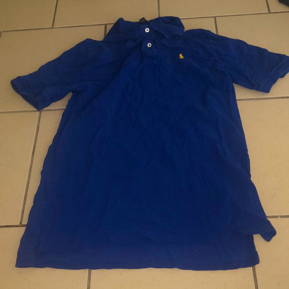 XL dark blue polo shirt